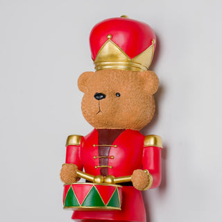 Teddy Bear With a Drum - ironyhome