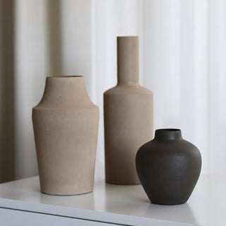 Textured Contemporary Bottle Vase - ironyhome