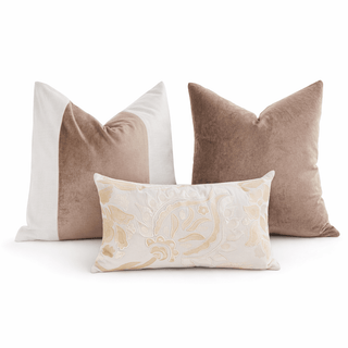 The Beige Paisley Luxe Signature Set — 3 Pieces - ironyhome