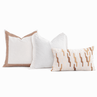 The Crimson & Ivory Artisan Signature Set — 3 Pieces - ironyhome