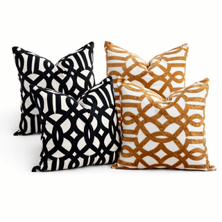 Theo Tan & Navy Blue Collection Set — 4 Pieces - ironyhome