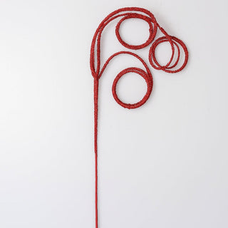Twirl Ribbon Festive Pick - ironyhome