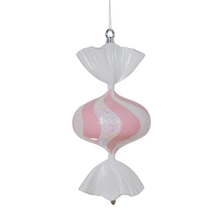 uxury Blush Pink Onion - Shaped Candy Ornament with Iridescent Glitter - ironyhome