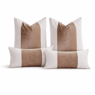 Velinen Taupe Collection Set — 4 Pieces - ironyhome