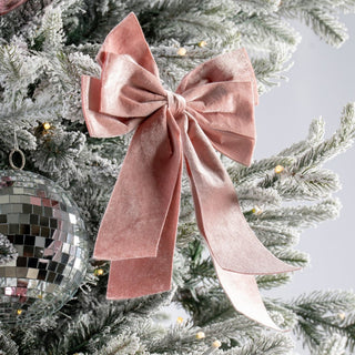 Velvet Clip - On Bow - ironyhome