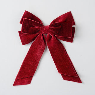 Velvet Clip - On Bow - ironyhome