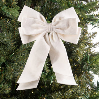 Velvet Clip - On Bow - ironyhome