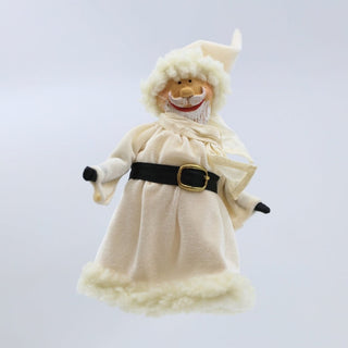 Velvet Hanging Santa Ornament - ironyhome