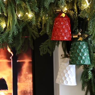 Vintage Honeycomb Iron Bells (Set of 3) - ironyhome