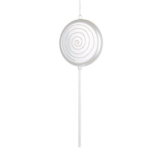 White & Champagne Glitter Lollipop Ornament - ironyhome