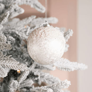 White Hanging Ornament - Irony Home