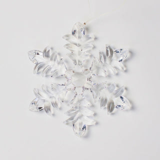 Winter Bloom Acrylic Snowflake Ornament - ironyhome