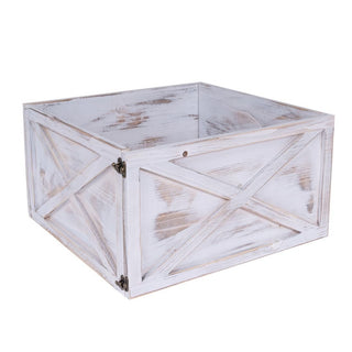 Wooden Crate Tree Collar - ironyhome