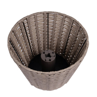 Woven Wicker Bucket Tree Stand - ironyhome