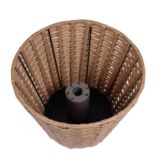 Woven Wicker Bucket Tree Stand - ironyhome