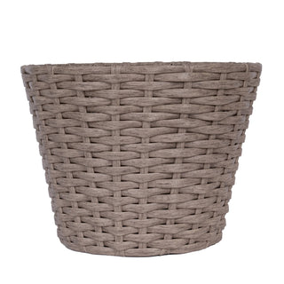 Woven Wicker Bucket Tree Stand - ironyhome