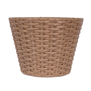 Woven Wicker Bucket Tree Stand - ironyhome