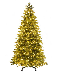 12FT Pre-Lit Fraser Medium Fir Christmas Tree - ironyhome