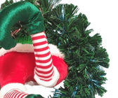 35" Festive Elf LED Wreath - ironyhome