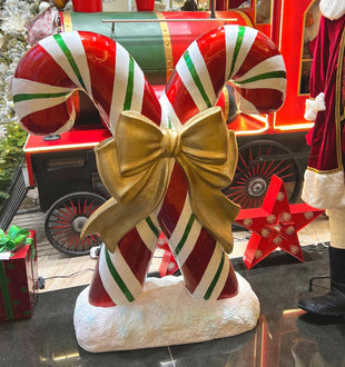 48" Grand Candy Cane Display - ironyhome