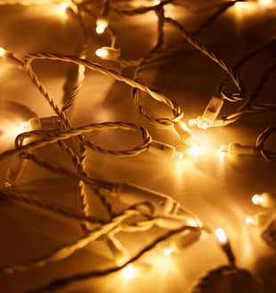 5 Meter White Wire Festive Light Case - ironyhome