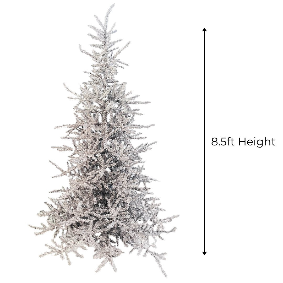 8.5ft Metallic Tinsel Tree (Unlit)