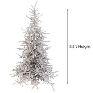 8.5ft Metallic Tinsel Tree (Unlit) - ironyhome