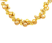 9 FT Ball Garlands Gold - ironyhome