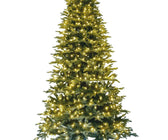 9.5FT Pre-Lit Fraser Fir Medium Christmas Tree - ironyhome