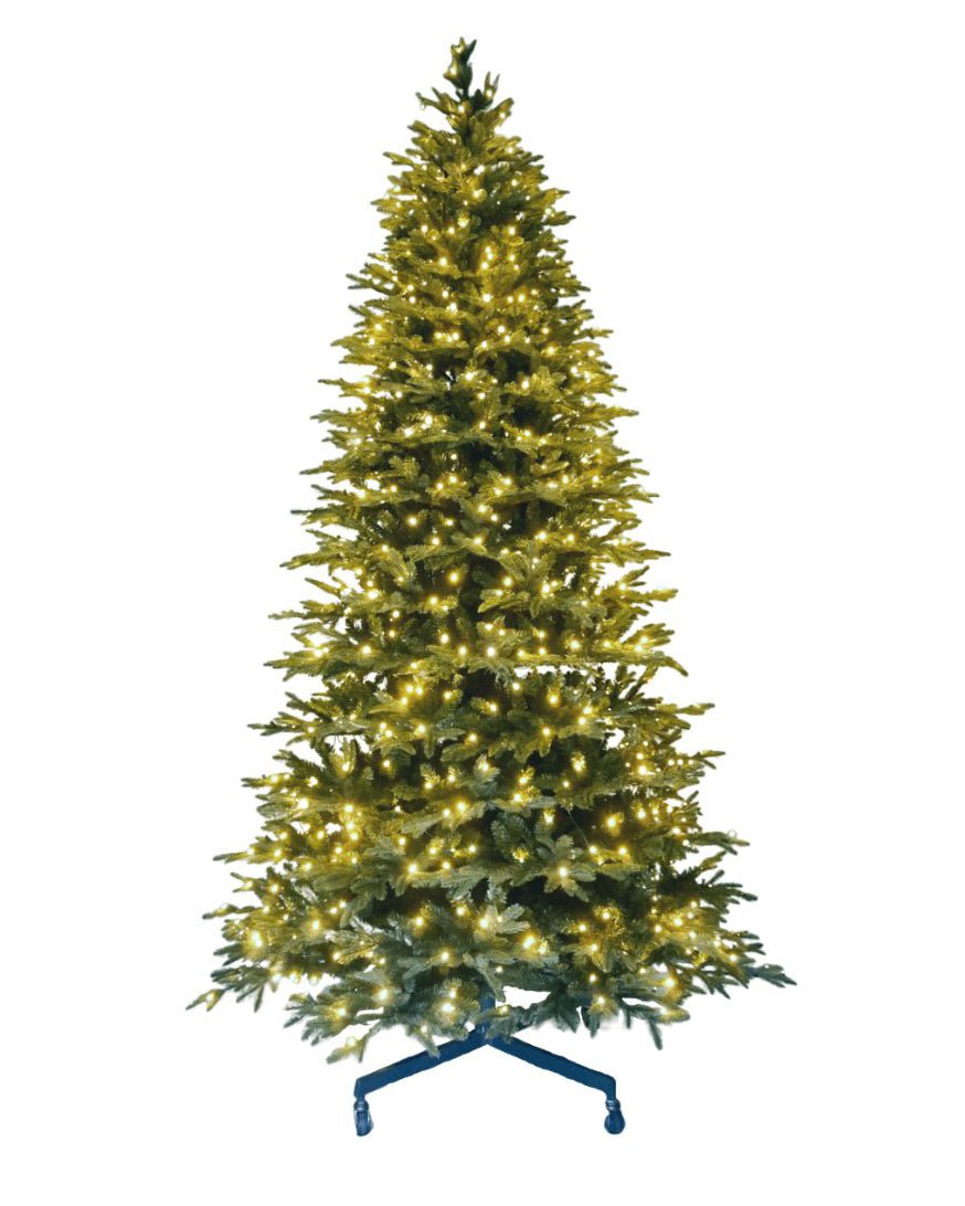 9.5FT Pre-Lit Fraser Fir Medium Christmas Tree