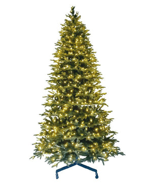 9.5FT Pre-Lit Fraser Fir Medium Christmas Tree