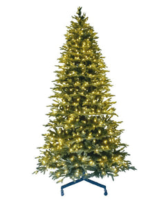 9.5FT Pre-Lit Fraser Fir Medium Christmas Tree - ironyhome