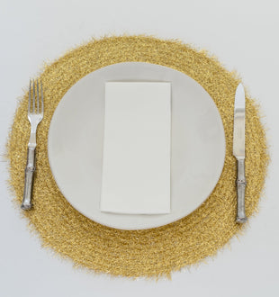 Abstract Gold Bohemia Placemat - Set of 4 - ironyhome