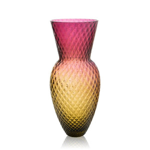 Amethyst-Amber Drama Vase