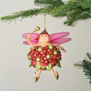 Antique Dwarf Fairy Ornament Citron