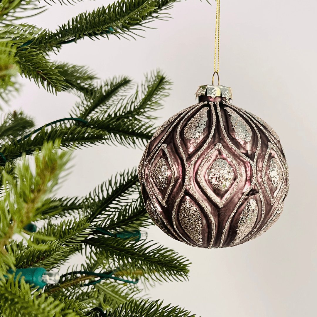 Antique Lilac Ball Ornament