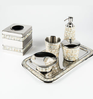 Bathroom Set - Mother of Pearl - ironyhome