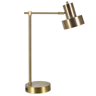 Beckett Task Lamp with USB Port - ironyhome