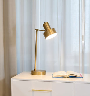 Beckett Task Lamp with USB Port - ironyhome
