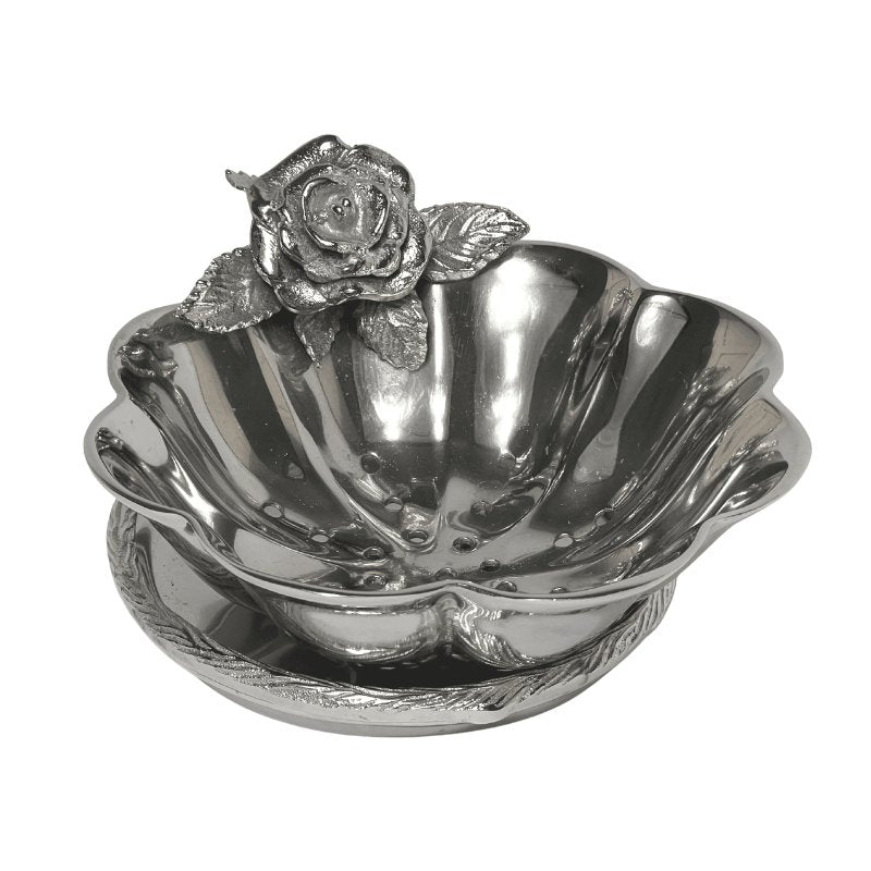 Berry Bowl With Antique Rose Detailing