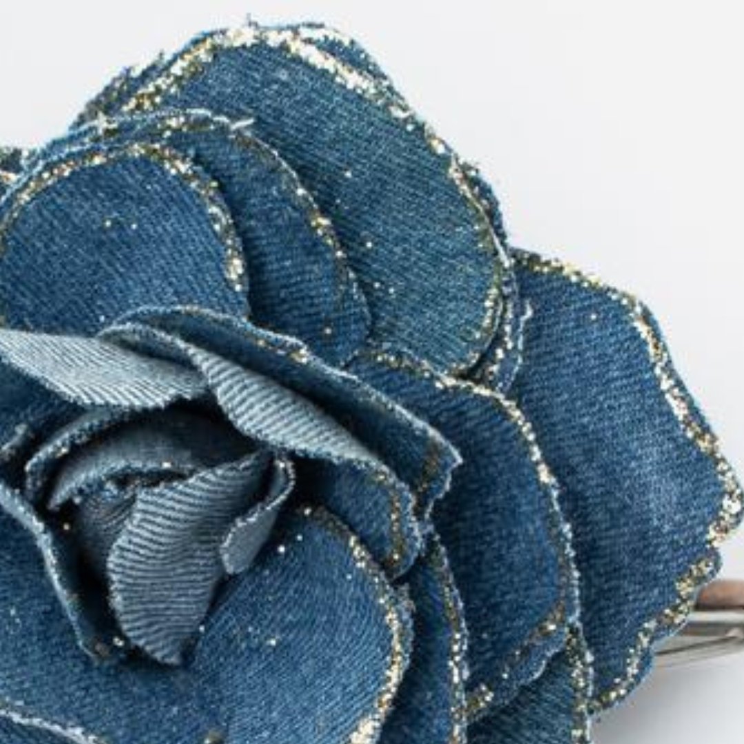 Blue Jean Peony Clip On Ornament