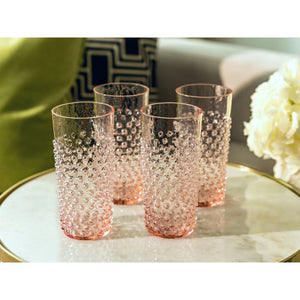 Blush Pink Hand-blown Glass - Set of 2