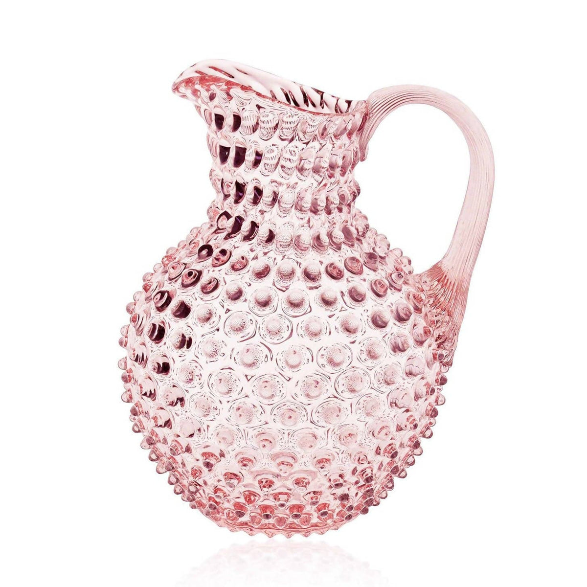 Blush Pink Hand-blown Water Jug