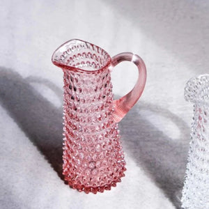 Blush Pink Tall Hand-blown Water Jug