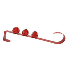 Bright Red Jingle Bell Hook - Set of 4 - ironyhome