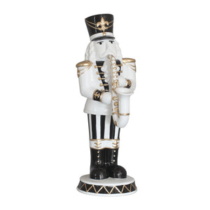 B&W with Gold Trumpet Soldier Table Top - Marching Band Set (Sold Individually)