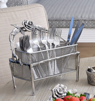 Caddy With Antique Rose Detailing - ironyhome