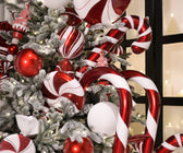Candy Cane Ladder with Glitter - ironyhome