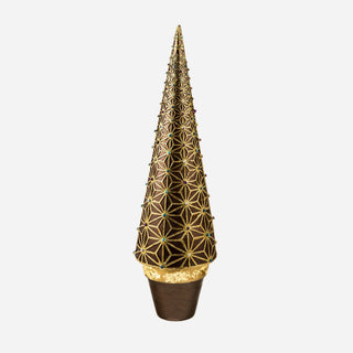 Canterbury Cone Tree W/ Pot Base - ironyhome