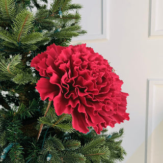 Carnation Flower Ornament - ironyhome